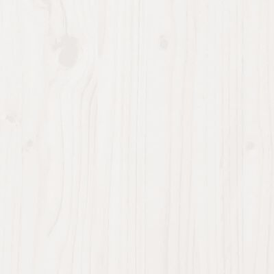 vidaXL Sodinimo stalas su lentynomis, baltas, 82,5x50x86,5cm, pušis