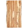 vidaXL Stalvir&scaron;is, 118x(50-60)x3,8cm, akacijos medienos masyvas