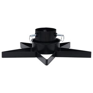 vidaXL Kalėdų eglutės stovas, juodos spalvos, 47x47x13,5cm