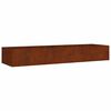 vidaXL Auk&scaron;tas sodo lovelis, 280x80x40cm, Corten plienas