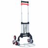vidaXL Sulankstomas vežimėlis laiptams, sidabrinis, aliuminis, 70kg