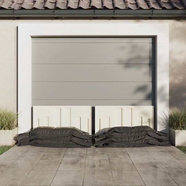 vidaXL Smėlio mai&scaron;ai, 50vnt., tamsiai žali, 103x25cm, HDPE