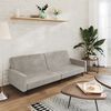 vidaXL Dvivietė sofa-lova, &scaron;viesiai pilkos spalvos, aksomas