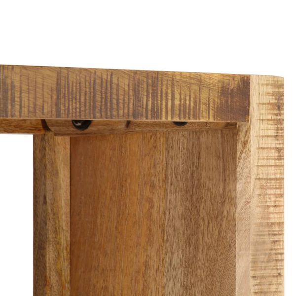 vidaXL Knygų lentyna, 80x25x175cm, mango medienos masyvas