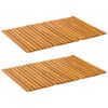vidaXL Badematte Natūrali 60 x 40 cm Kietos akacijos mediena