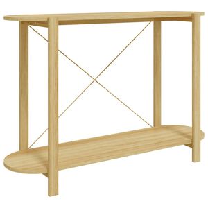 vidaXL Konsolinis staliukas, 110x38x75cm, apdirbta mediena