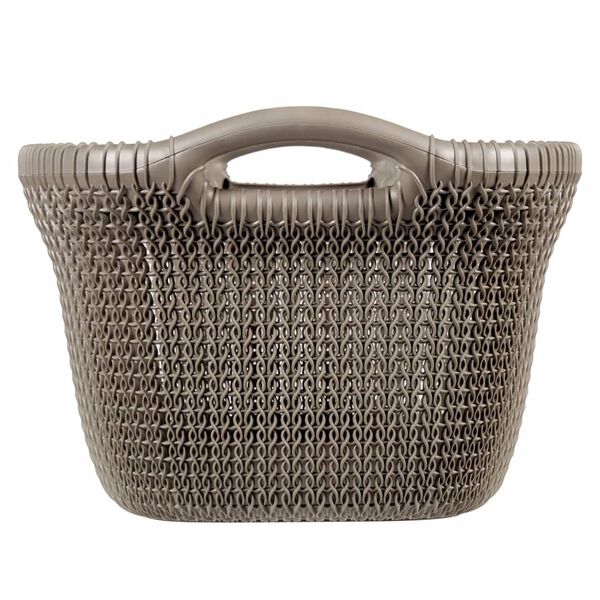 Curver Skalbinių krep&scaron;ys Knit, metalinės rudos spalvos, 40l