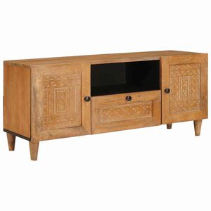 vidaXL TV vienetai &Scaron;viesiai rudas 105 x 33 x 46 cm Apdirbta mediena