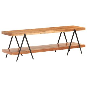 vidaXL Televizoriaus spintelė, 160x40x50cm, akacijos medienos masyvas