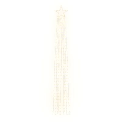 vidaXL Kalėdų eglutės girlianda, šilta balta, 375cm, 320 LED lempučių