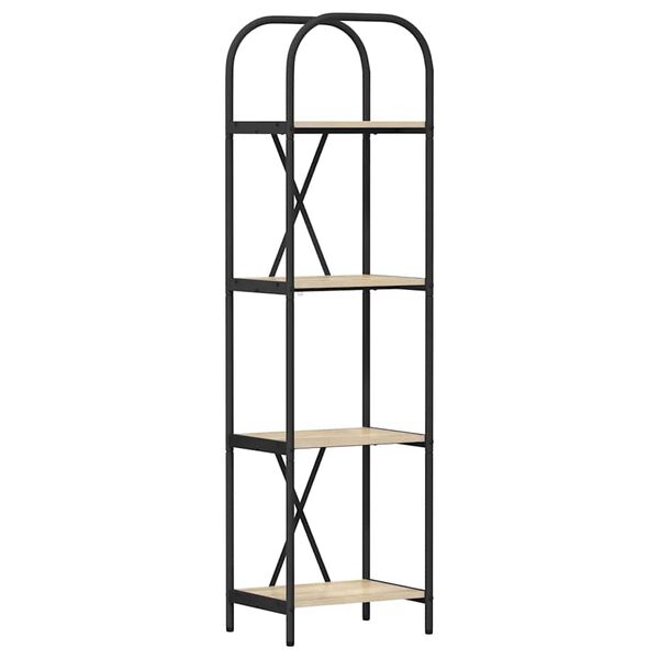 vidaXL Knygų lentyna Sonoma ąžuolas 40 x 30 x 146 cm Apdirbta mediena