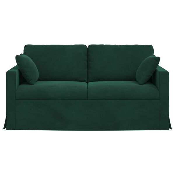 vidaXL Sofa Tamsiai žalia Bendri matmenys: 158 x 78 cm (P X G x A)