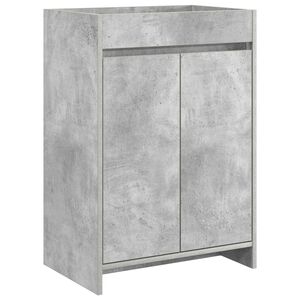 vidaXL Vonios spintelė po kriaukle Betono pilka 56 x 37,5 x 81 cm
