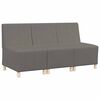 vidaXL Modulinis sofa vienetas be rankų 3 vnt. &Scaron;viesiai pilka