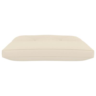 vidaXL Grindų/paletės pagalvėlė, kreminės spalvos, 60x61x10cm