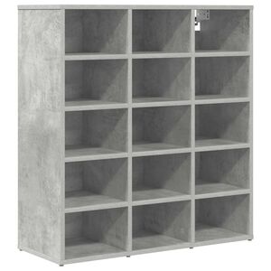 vidaXL Batu skrynia 77,5 x 30 x 83,5 cm Apdirbta mediena Betono pilka