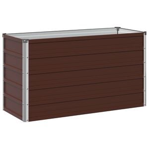 vidaXL Pakelta sodo lova Ruda 100 x 40 x 55 cm