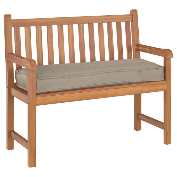 vidaXL Pagalvėlė Taupe 120 x 40 x 8 cm Oksfordo audinys