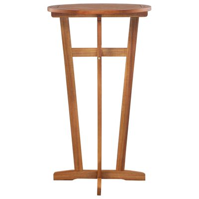 vidaXL Baro stalas, 60x105cm, akacijos medienos masyvas