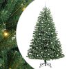 vidaXL Dirbtinė Sulankstoma Kalėdų Eglutė Žalia 240 cm PVC ir metalas