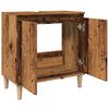 vidaXL Spintelė praustuvui, medienos, 58x33x60cm, apdirbta mediena
