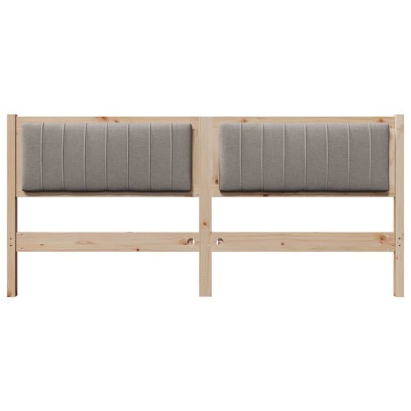 vidaXL Apmu&scaron;ta lovos galvūgalis Ruda 180 cm Kietos pu&scaron;ies mediena