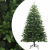 vidaXL Dirbtinė Sulankstoma Kalėdų Eglutė 120 cm PVC ir metalas Žalia