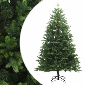 vidaXL Dirbtinė Sulankstoma Kalėdų Eglutė 120 cm PVC ir metalas Žalia