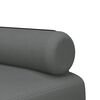 vidaXL L formos sofa-lova, tamsiai pilka, 260x140x70cm, audinys
