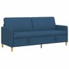 vidaXL Sofa su saugojimo vieta Mėlyna 192 x 78 x 87 cm Poliesteris