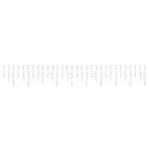 vidaXL Užuolaidų girliandos 210 LED Įvairių spalvų 500 x 72 cm