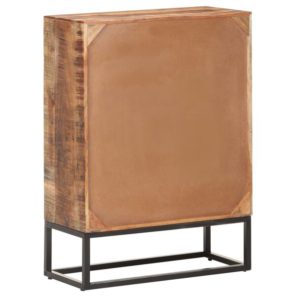 vidaXL &Scaron;oninė spintelė, 65x30x90cm, neapdorota akacijos mediena