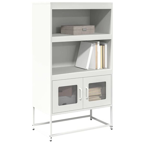 vidaXL Highboard White 68x39x123 cm Plienas