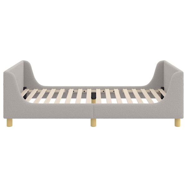 vidaXL Vaiki&scaron;ka lovos konstrukcija su galvūgaliu &Scaron;viesiai pilka