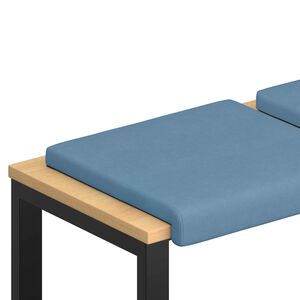 vidaXL Suoliuko pagalvė 4 vnt. mančester Mėlyna Gylis 35 cm