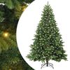vidaXL Dirbtinė Kalėdų eglutė su 300 LED Žalia 210 cm PE ir PVC
