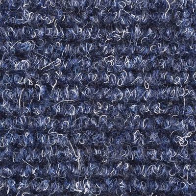 vidaXL Lipnūs laiptų kilimėliai, 10vnt., mėlynos spalvos, 65x21x4cm