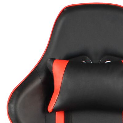 vidaXL Pasukama žaidimų kėdė, raudonos spalvos, PVC