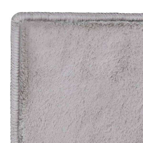 vidaXL Kilimas, pilkos spalvos, 180x270cm, dirbtinis triu&scaron;io kailis