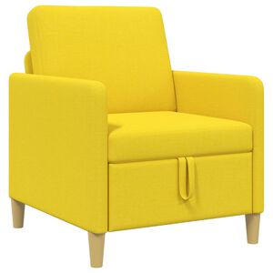 vidaXL Sofa su saugojimo vieta &Scaron;viesi geltona 72 x 78 x 87 cm