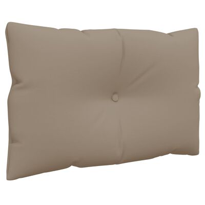vidaXL Palečių pagalvėlės, 2vnt., taupe spalvos, audinys