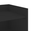 vidaXL &Scaron;oninė spintelė, juodos spalvos, 45x35x75cm, apdirbta mediena