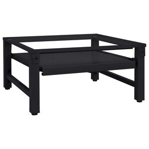 vidaXL Skalbyklės pjedestalas Juodas 62 x 60,5 x 32,5 cm Plienas