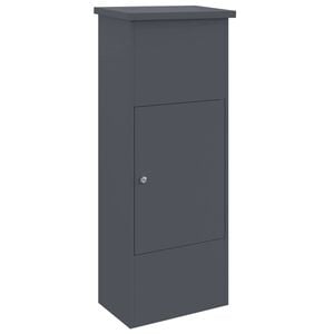 vidaXL Siuntų dėžutė Antracitas 44,5 x 29 x 110,5 cm Plienas