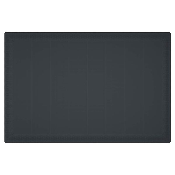 vidaXL Sodo valgomojo komplektas 5 pcs Antracitas Polt ratanas