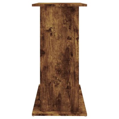 vidaXL Akvariumo stovas, dūminio ąžuolo, 81x36x73cm, apdirbta mediena