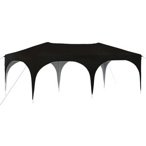 vidaXL Pop-up &scaron;ventinis palapinė 575 x 288 x 245 cm Juoda