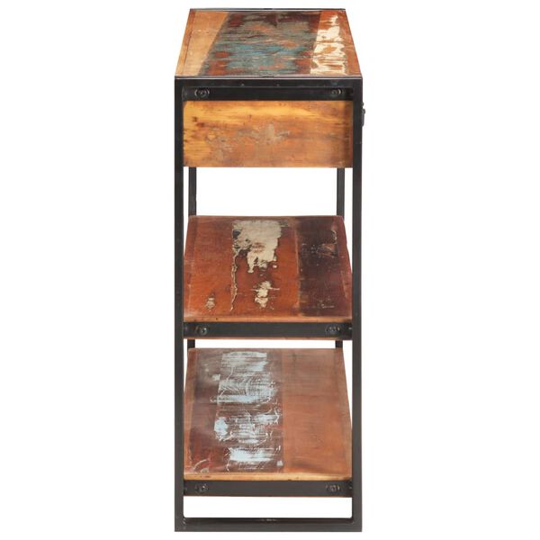 vidaXL Šoninė spintelė, 120x30x75cm, perdirbtos medienos masyvas