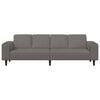 vidaXL Sofa Šviesiai pilka 250 x 77 x 76 cm Kordūrinis audinys