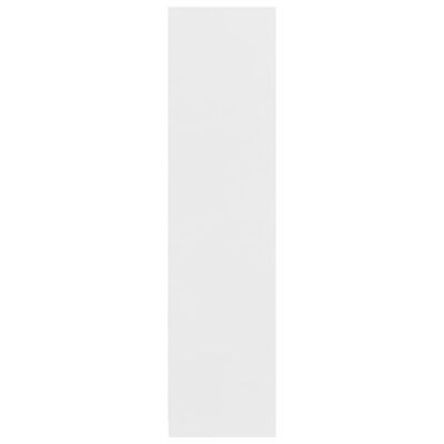 vidaXL Drabužių spinta su stalčiais, baltos spalvos, 50x50x200cm, MDP